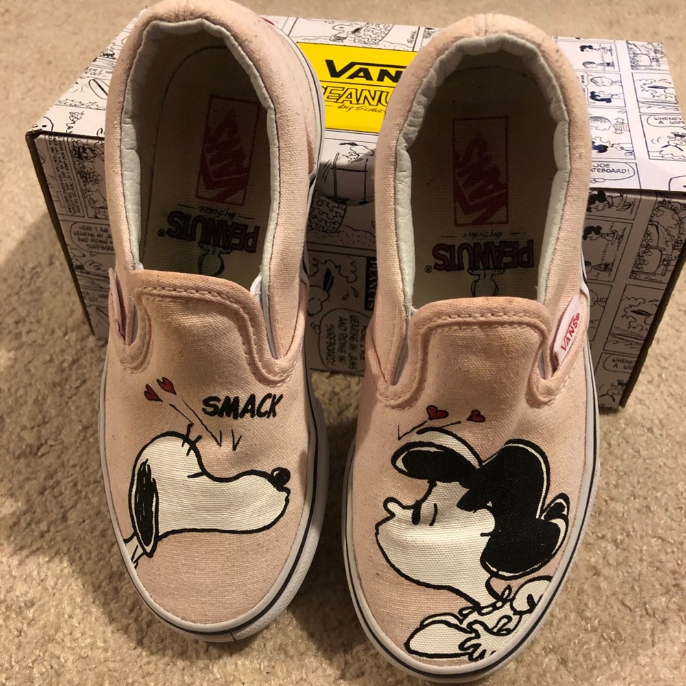 Vans Peanuts Classic Slip-on- Lucy and Snoopy